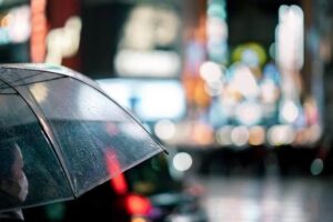 突発的な雨…☔