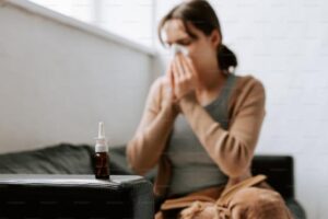 花粉が飛んで目が痒い👁️😫