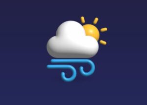 台風一過…🌀